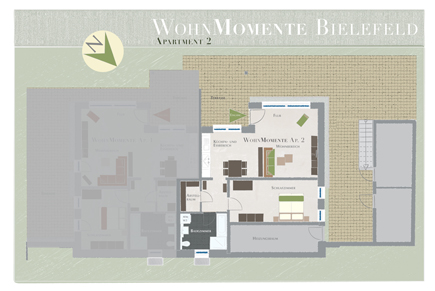 Boardinghouse WohnMomente · Bielefeld · grafik © by silvia priebe.